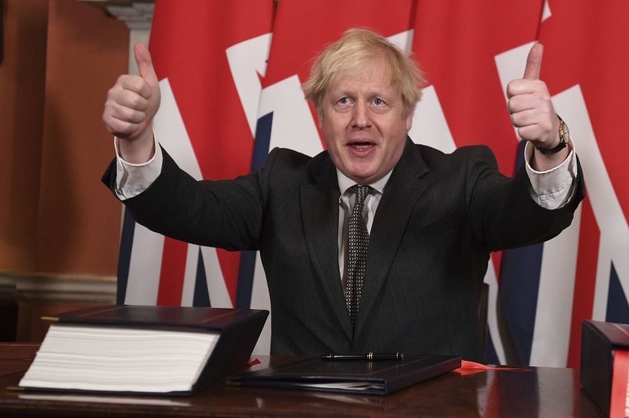 Britský premiér Boris Johnson