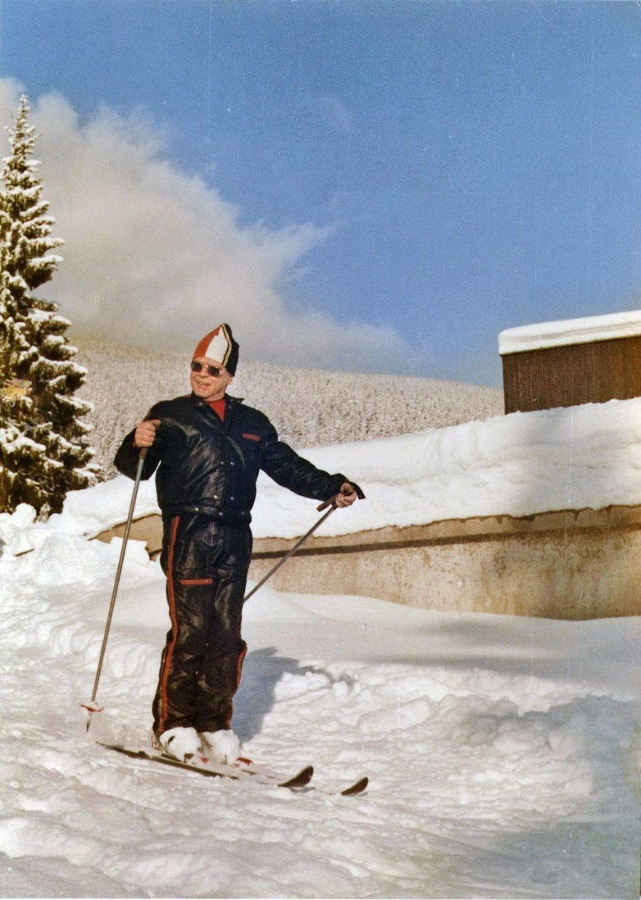 1986: Vianočnú lyžovačku  si užíval vtedy na Podbanskom.