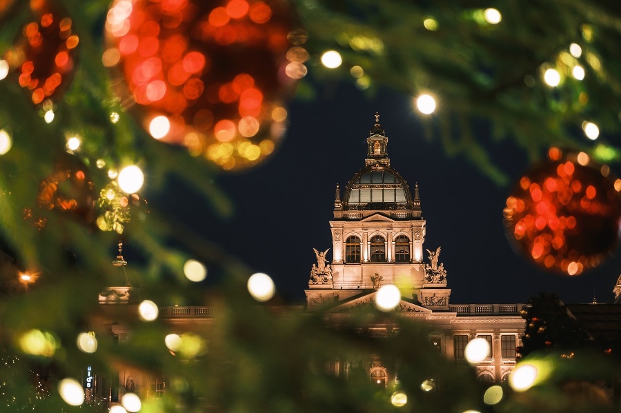 Praha pred Vianocami.