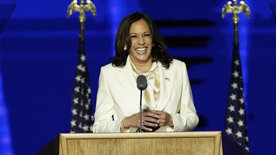 Kamala Harris bude prvou