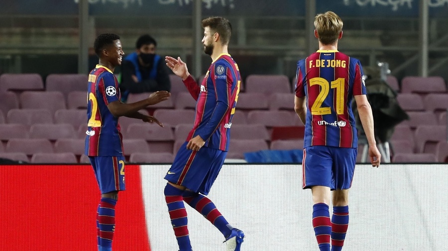 Hráči FC Barcelona.