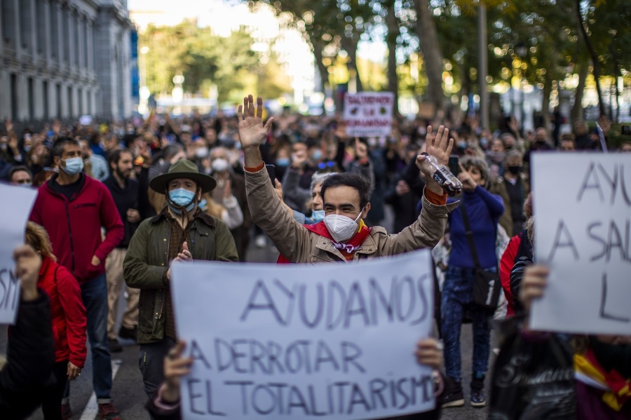 V Madride demonštrovali tisíce