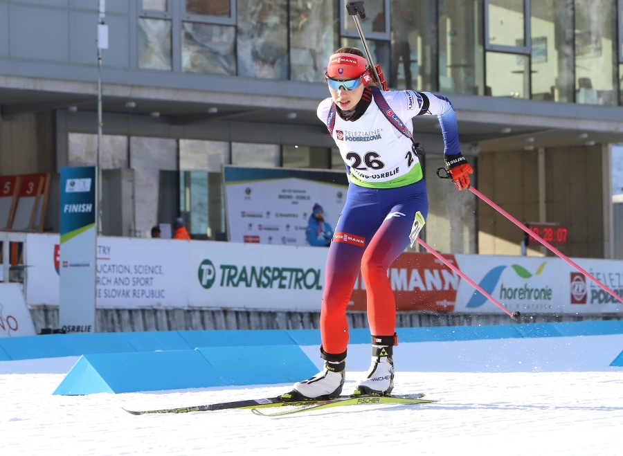 Na snímke slovenská reprezentantka