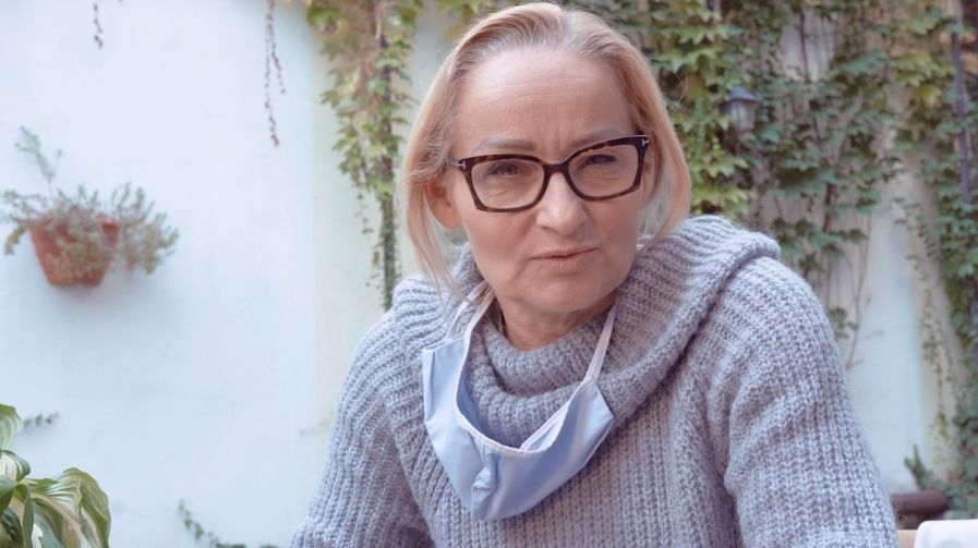 Herečka Oľga Belešová