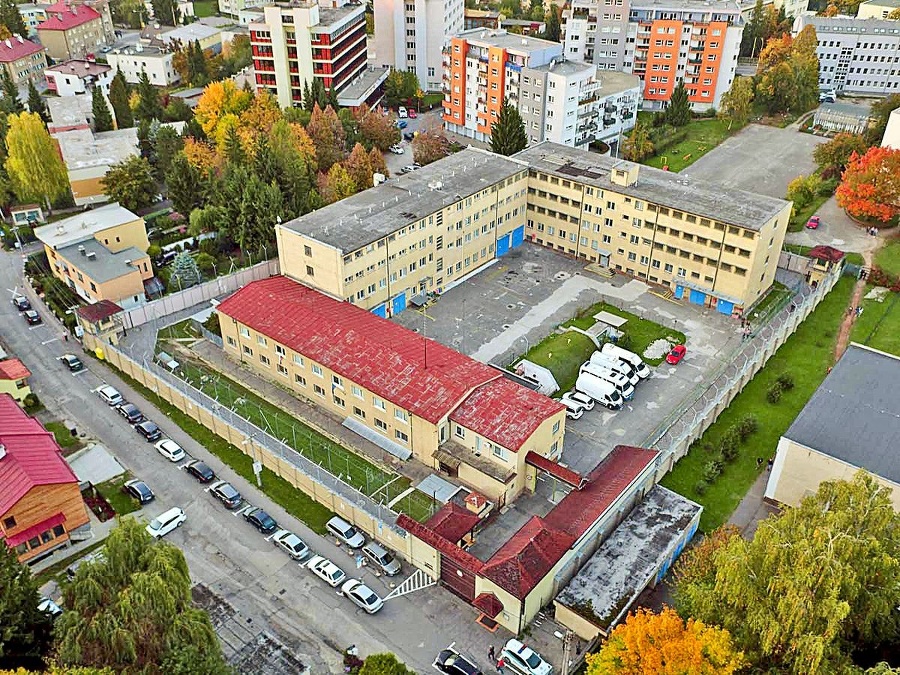 Žilinská väznica, v ktorej sedí vo väzbe Judita.