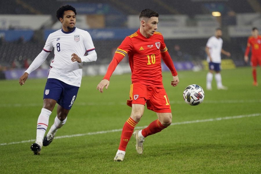 Hráč Walesu Harry Wilson