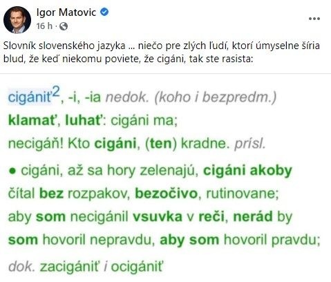 Matovič sa bráni citovaním