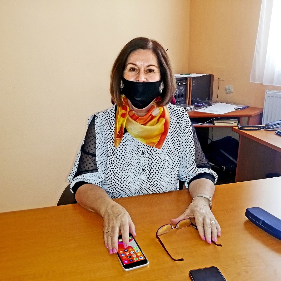 Starostka Nižného Hrabovca Marcela Pčolinská