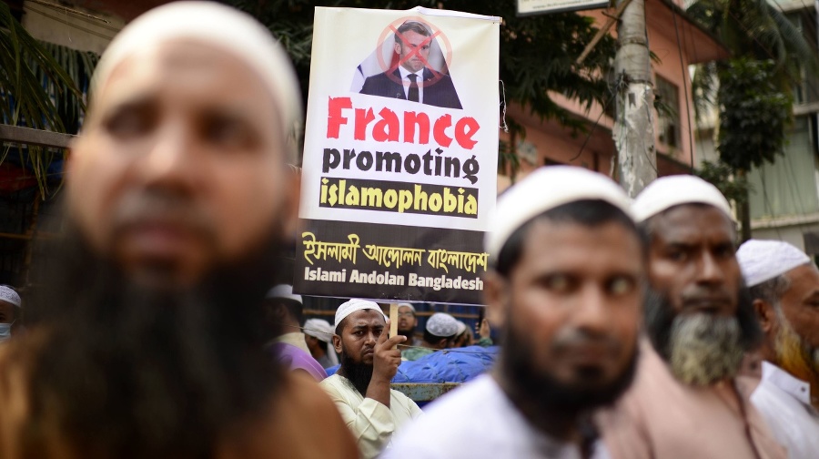 Demonštranti žiadali bojkot francúzskych