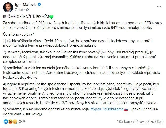 Status Igora Matoviča