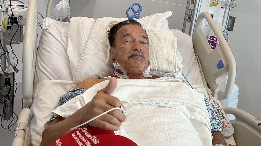 Schwarzenegger podstúpil operáciu srdca