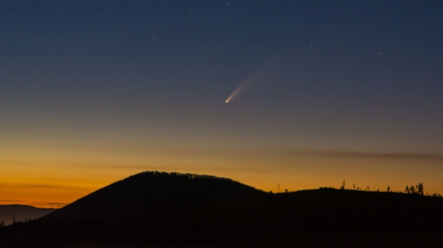 Comet Neowise. Europe. Slovakia.