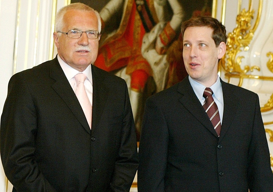 Václav Klaus (vľavo) a