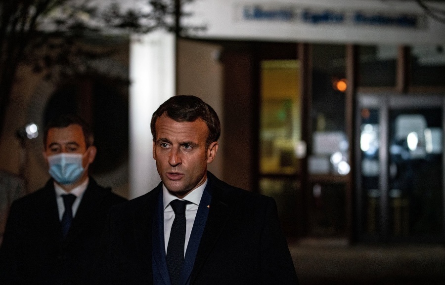 Prezident Emmanuel Macron na