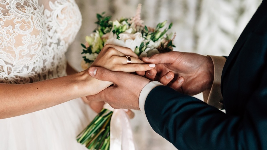 exchange of wedding rings