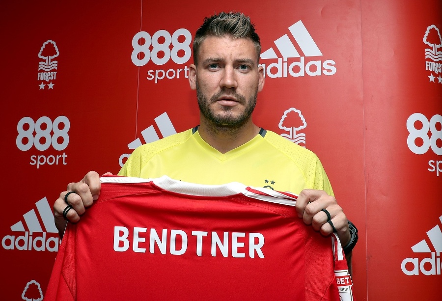 Dánsky futbalista Nicklas Bendtner.