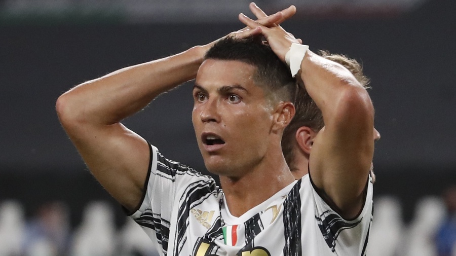 Cristiano Ronaldo v drese Juventusu. 