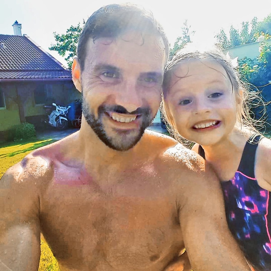 PRVÁ DCÉRA: Martin má z predošlého manželstva dcérku Miu.