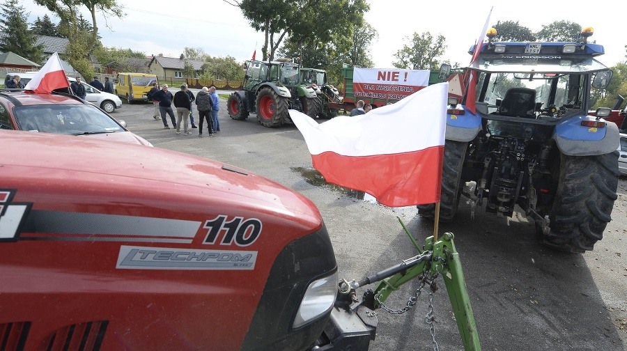 Farmári protestovali proti novému