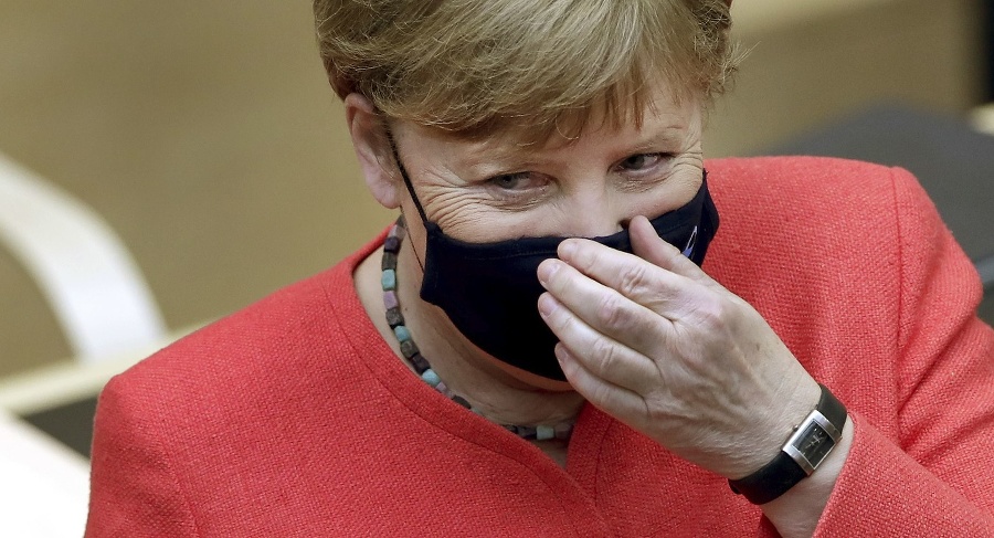 Angela Merkelová po prvýkrát