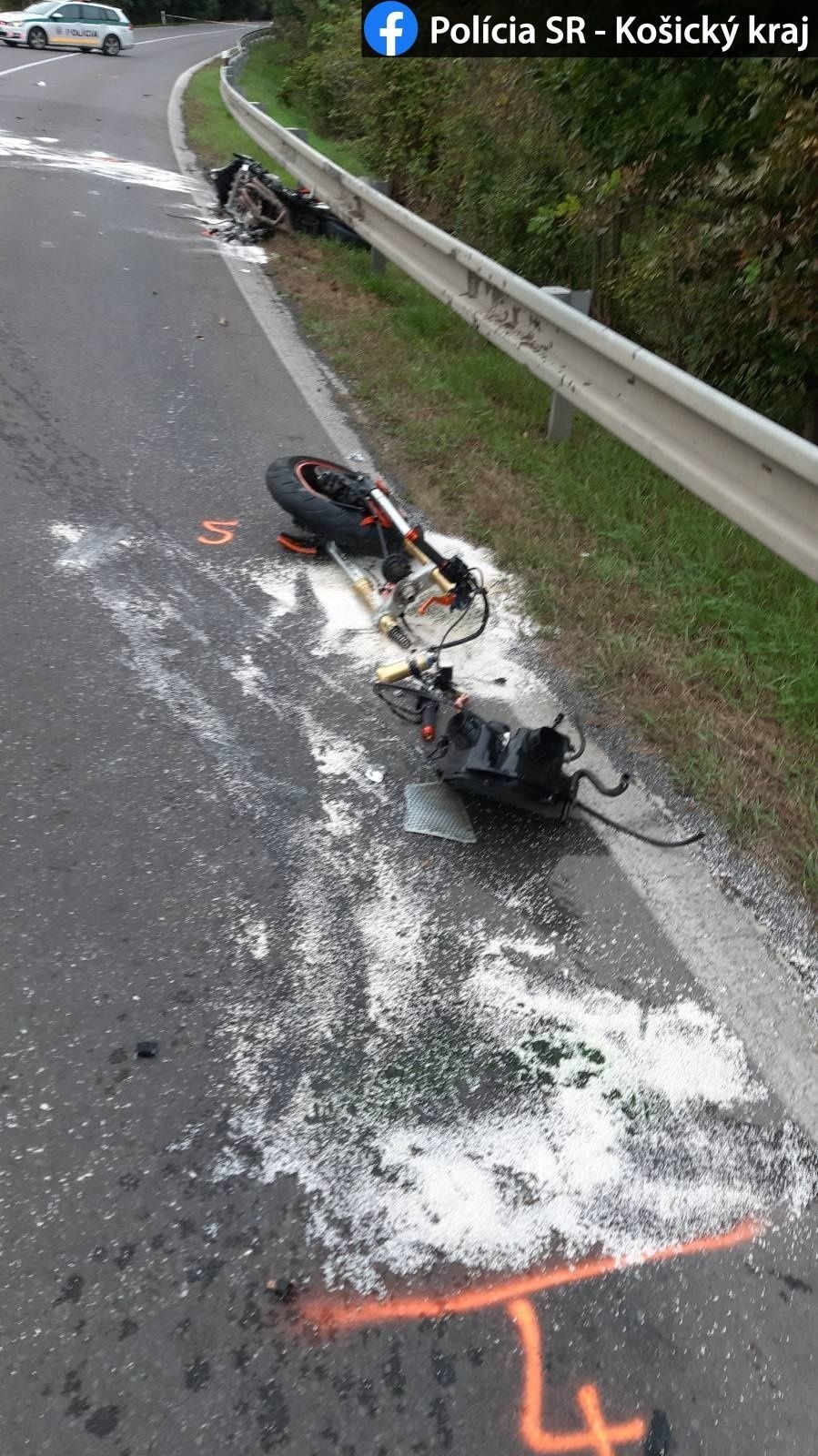 Motocyklista nehodu neprežil