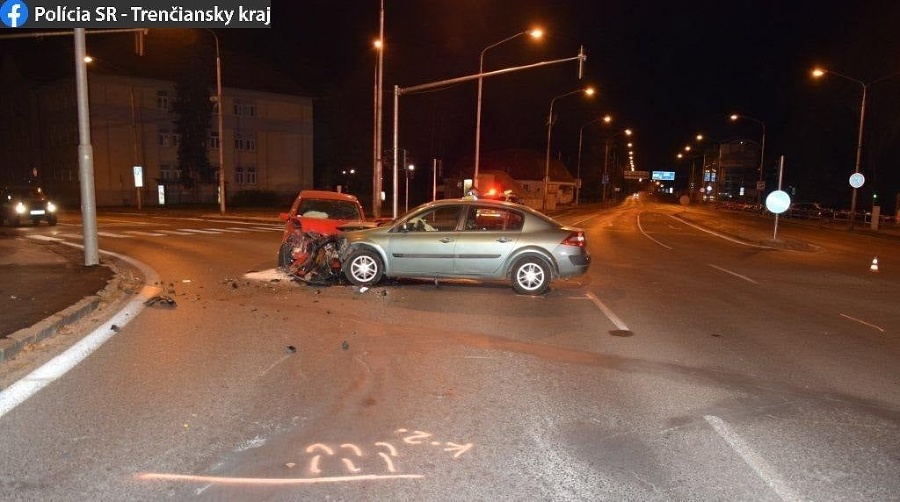 Dopravná nehoda v Trenčíne