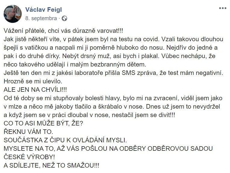 Čech si vystrelil z