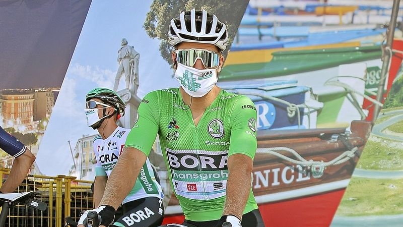 Peter Sagan v zelenom