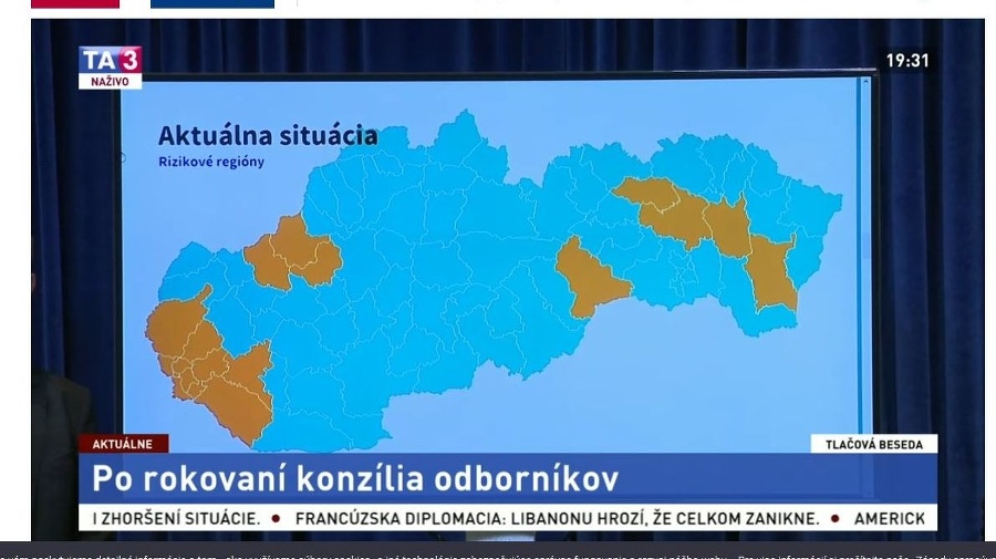 Rizikové regióny na Slovensku