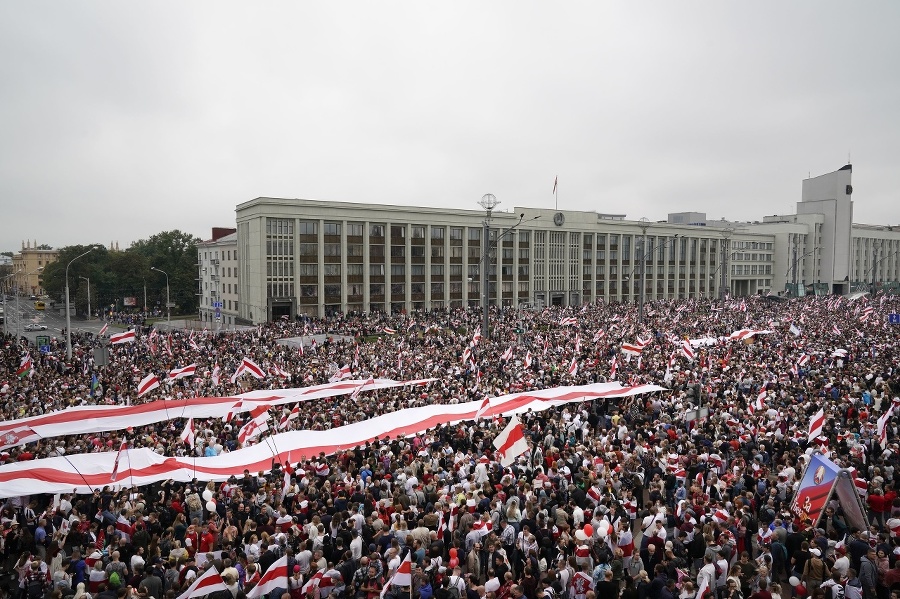 V Minsku protestujú proti