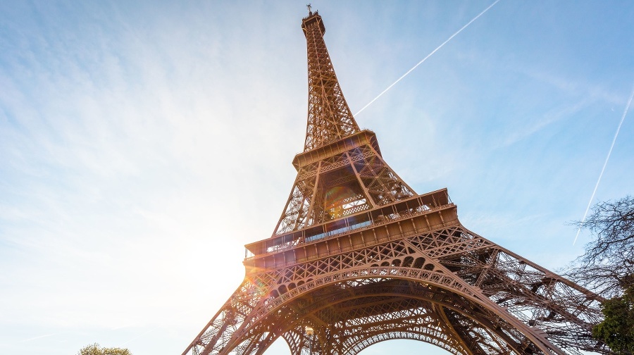 Eiffel Tower in Paris,