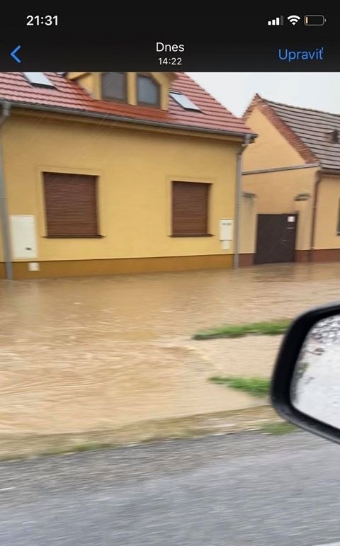 Takto zachytila pohromu v Senci čitateľka Janette.