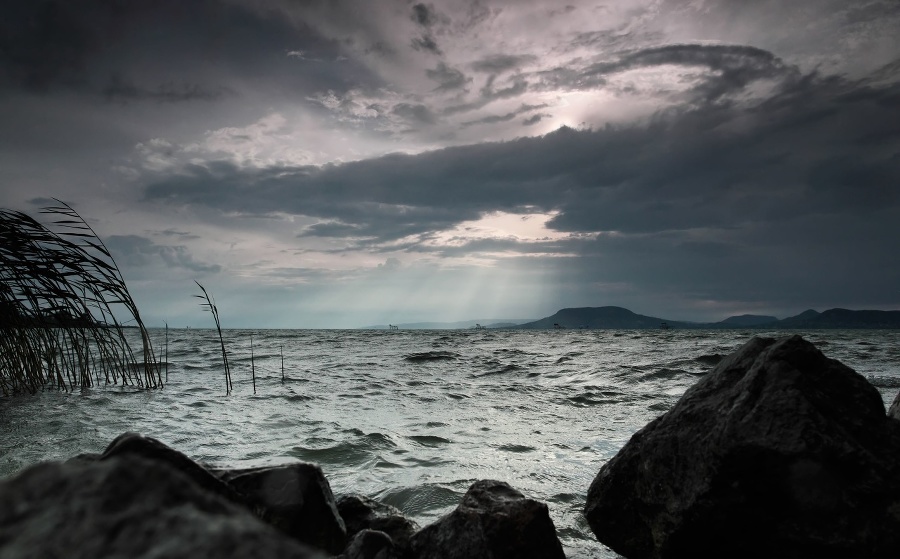 Stormy weather at Lake