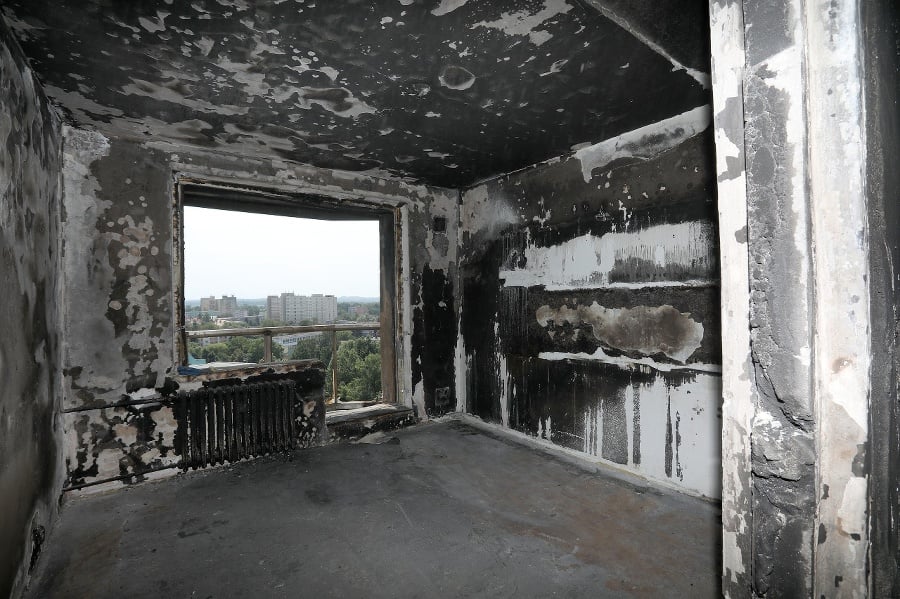 Zhorený byt v Bohumíne.