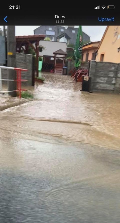 Takto zachytila pohromu v Senci čitateľka Janette.