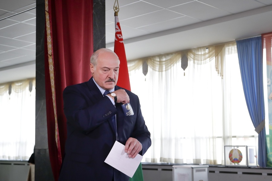 Bieloruský prezident Alexander Lukašenko.