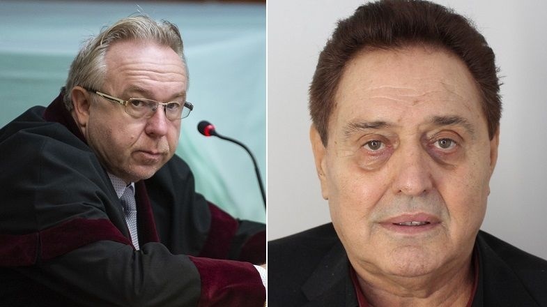 Vľavo prokurátor Šanta, vpravo Majský.