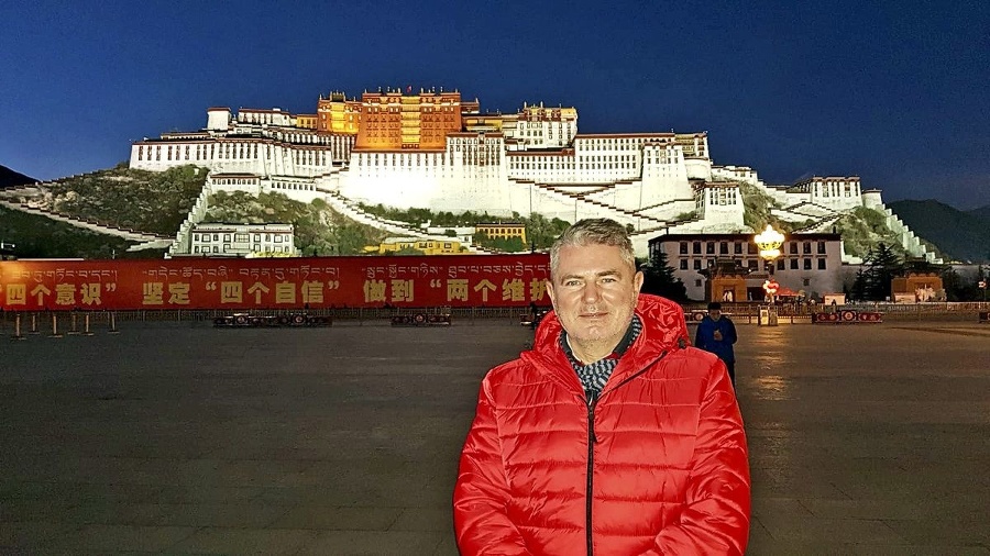 Mesto Lhasa: Nachádza sa