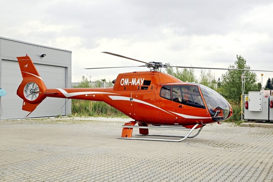 Vrtuľník Eurocopter využíva Jozef