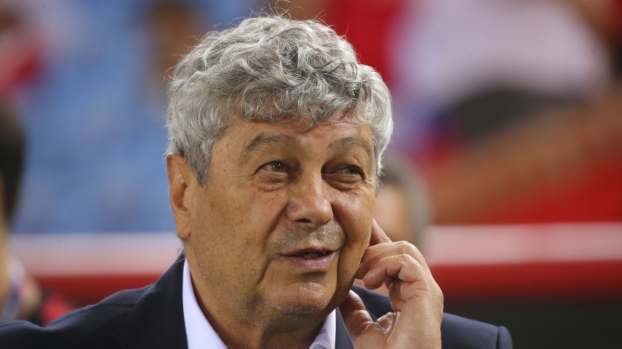 Tréner Mircea Lucescu.