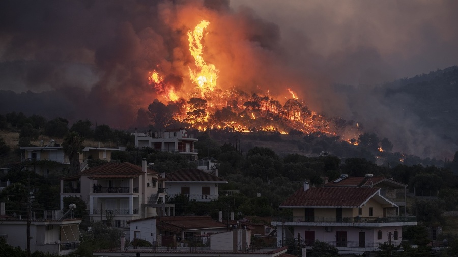 Požiar sužoval okolie mesta