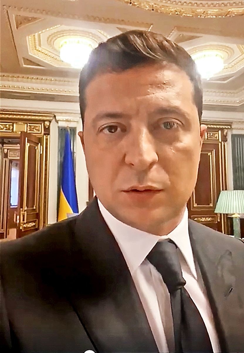 Prezident Volodymyr Zelenskyj