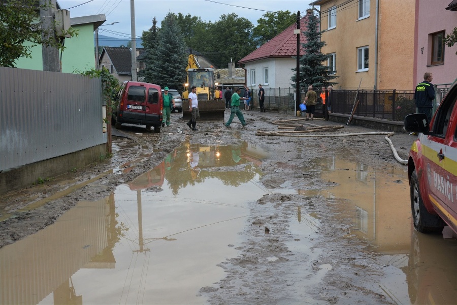 Sninu potrápila mohutná prietrž.