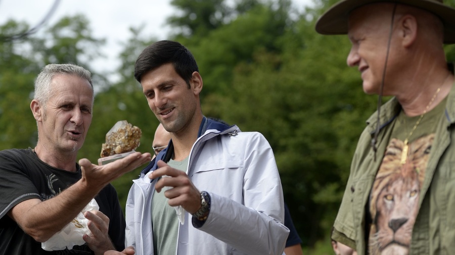 Srbský tenista Novak Djokovič.