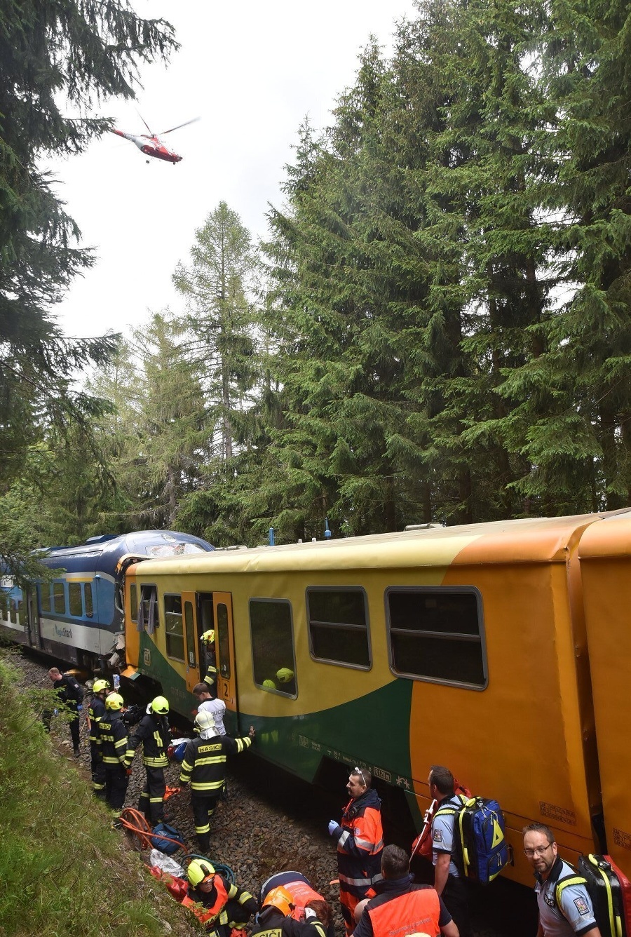 Tragická zrážka vlakov v