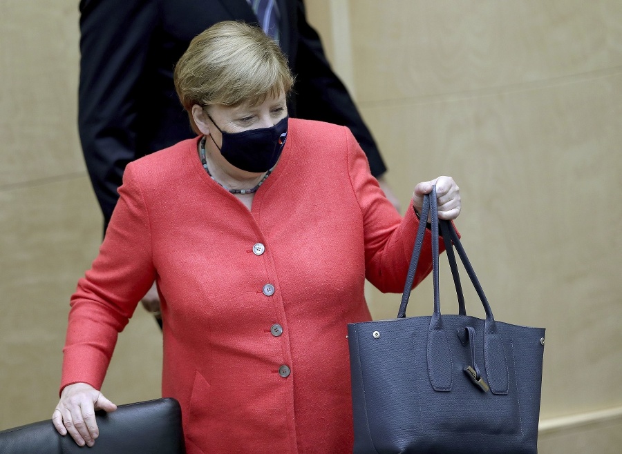 Angela Merkelová po prvýkrát