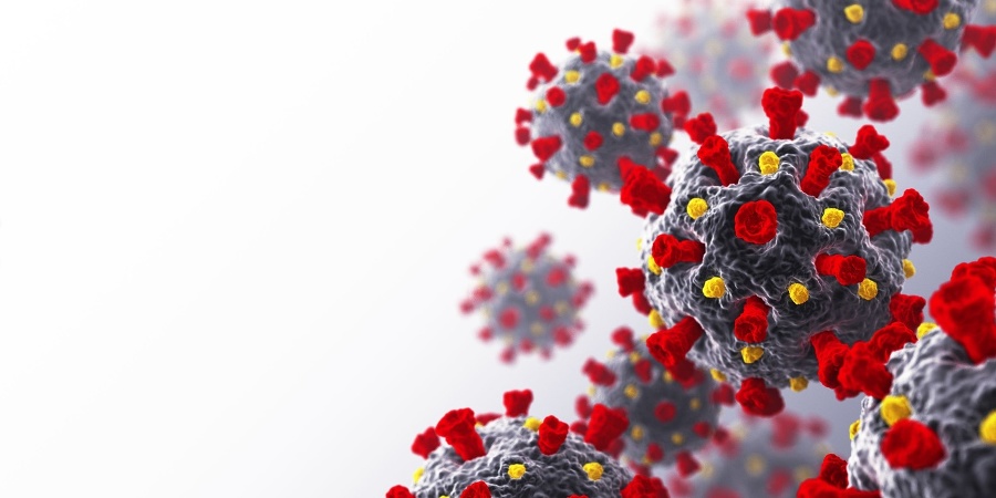 Coronavirus. COVID-19. 3D Render