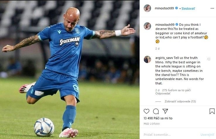 Miňo Stoch sa posťažoval