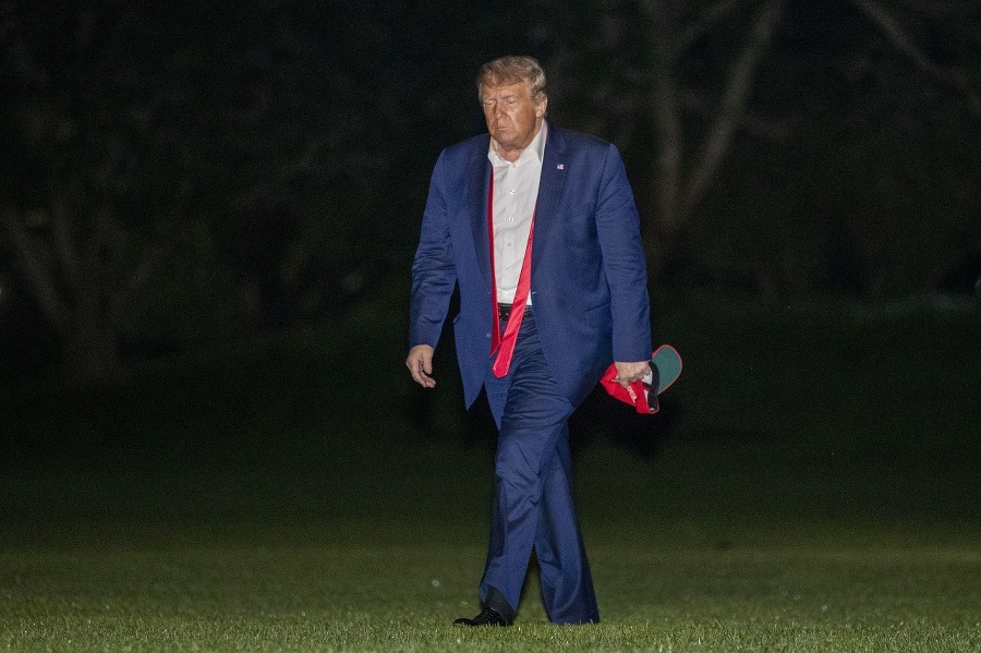 Washington: Donald Trump po príchode z kampane v Tulse