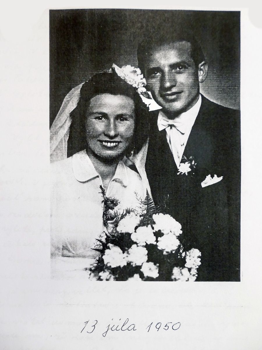 1950 - S manželkou